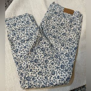 Madewell Floral printed jeans